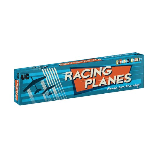 Vintage Planet Racing Planes By The Lagoon Group in Blue | 12" x 3" x 1" | Michaels®